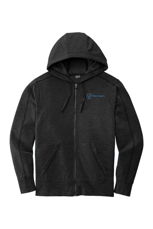 PAX Health Sport-Tek PosiCharge Tri-Blend Wicking Fleece Full-Zip Hooded Jacket Signature Lacrosse