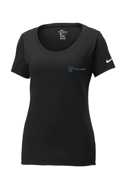 PAX Health Women's Nike Core Cotton Scoop Neck Tee Signature Lacrosse