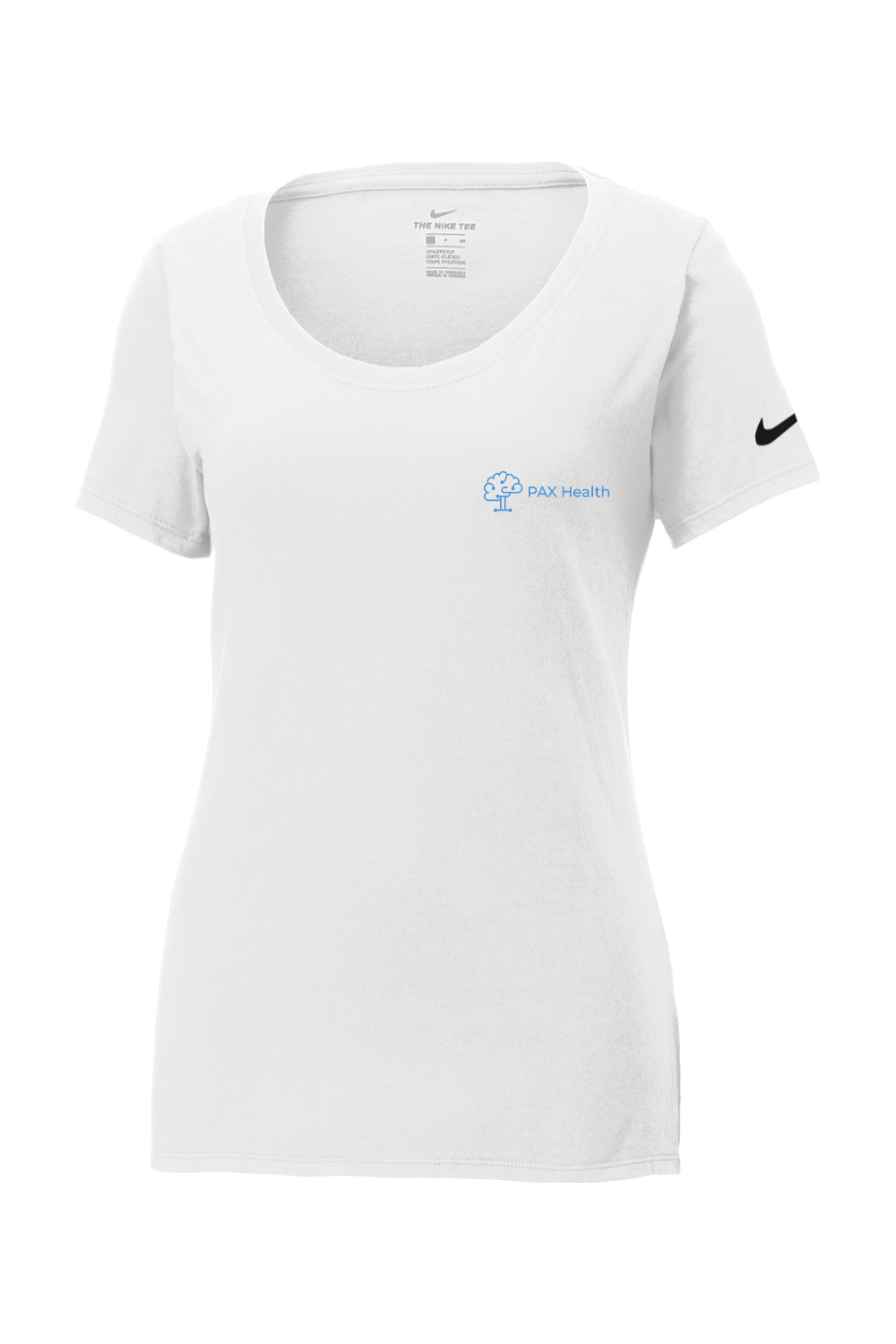 PAX Health Women's Nike Core Cotton Scoop Neck Tee Signature Lacrosse