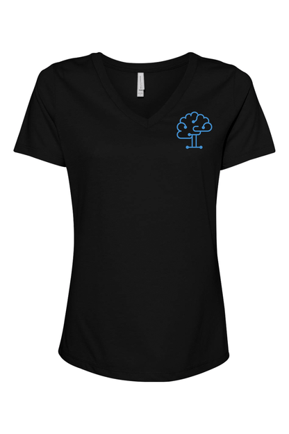 PAX Health Women's Relaxed V-Neck T-Shirt Signature Lacrosse