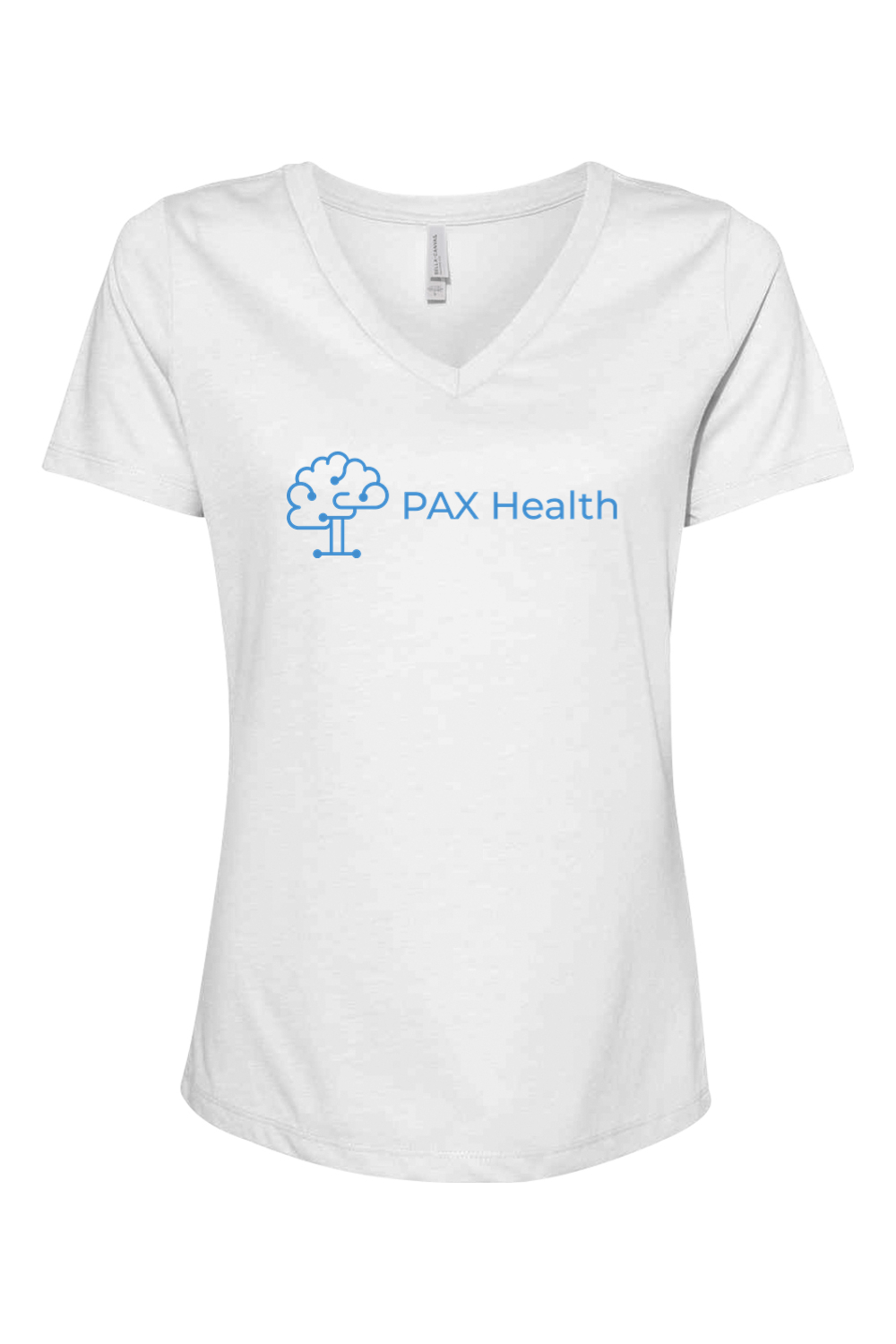 PAX Health Women's Relaxed V-Neck T-Shirt Signature Lacrosse