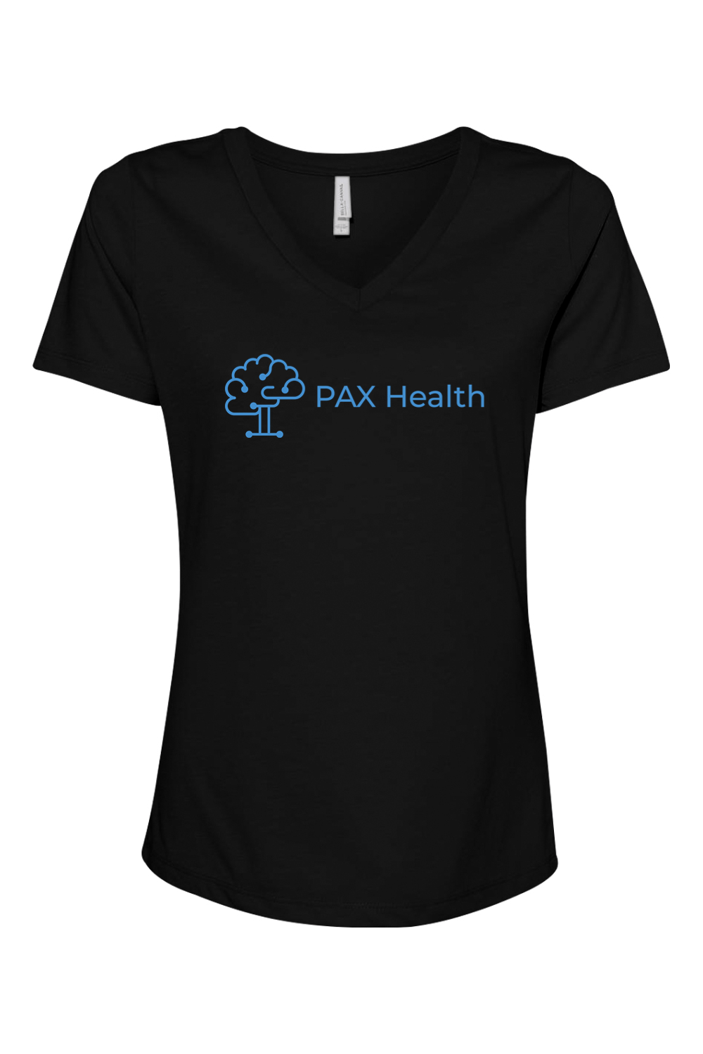 PAX Health Women's Relaxed V-Neck T-Shirt Signature Lacrosse