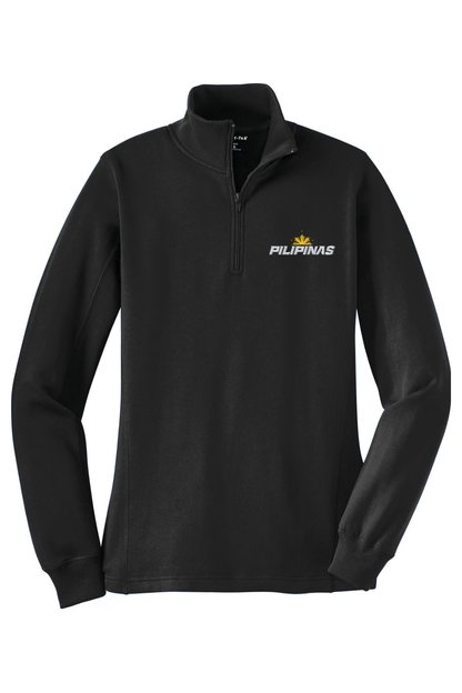 Philippines Lacrosse Adult Women's Embroidered Quarter-Zip Pullover Signature Lacrosse