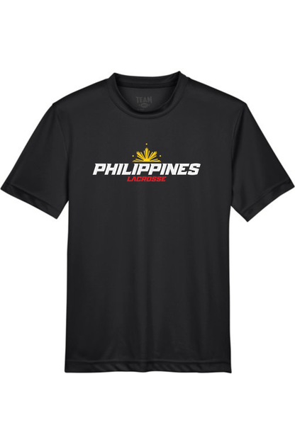 Philippines Lacrosse Youth Athletic T-Shirt Signature Lacrosse