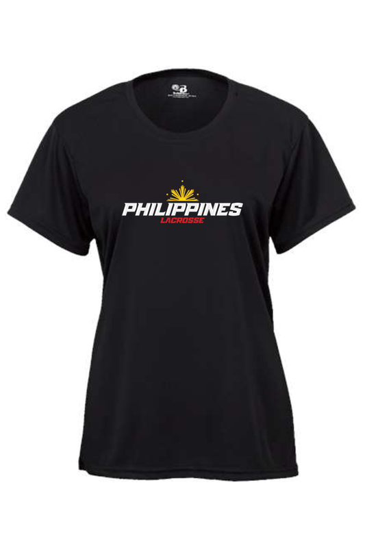 Philippines Lacrosse Youth Girl's Athletic T-Shirt Signature Lacrosse