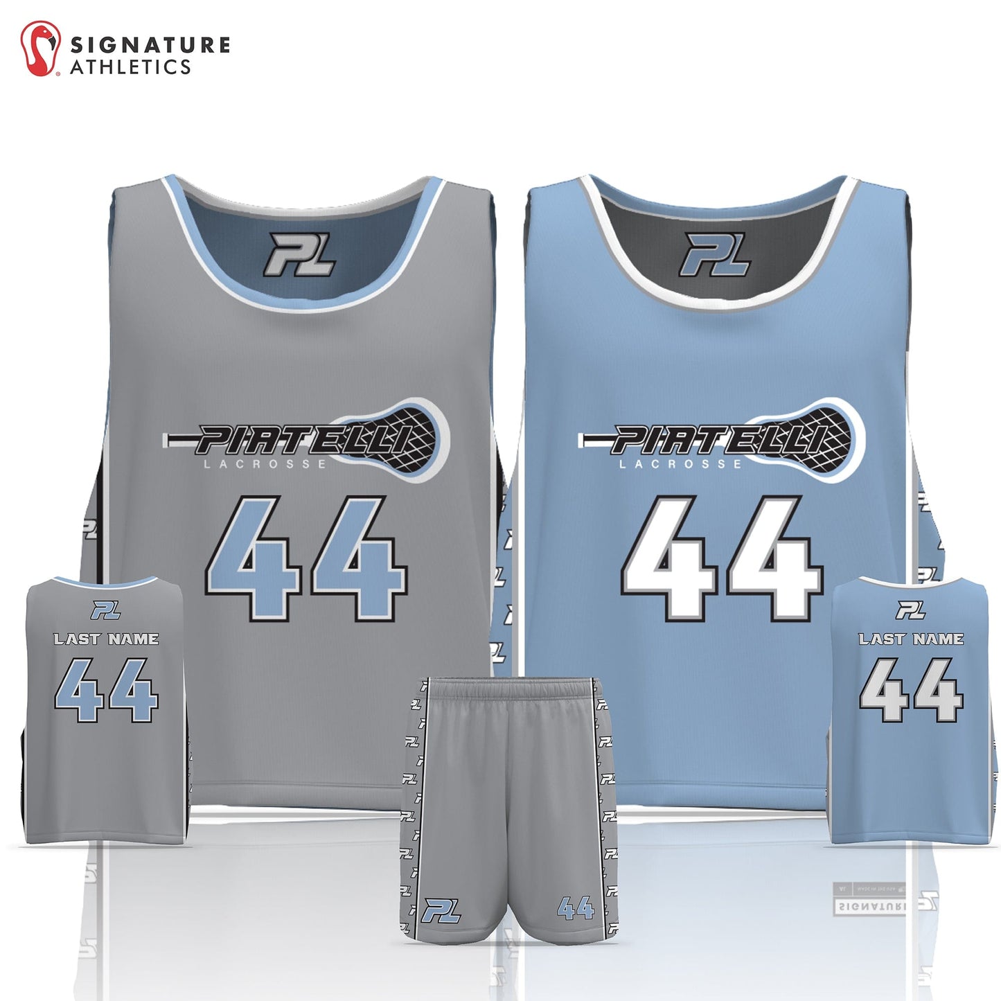 Piatelli Lacrosse Men's 3 Piece Player Game Package Signature Lacrosse