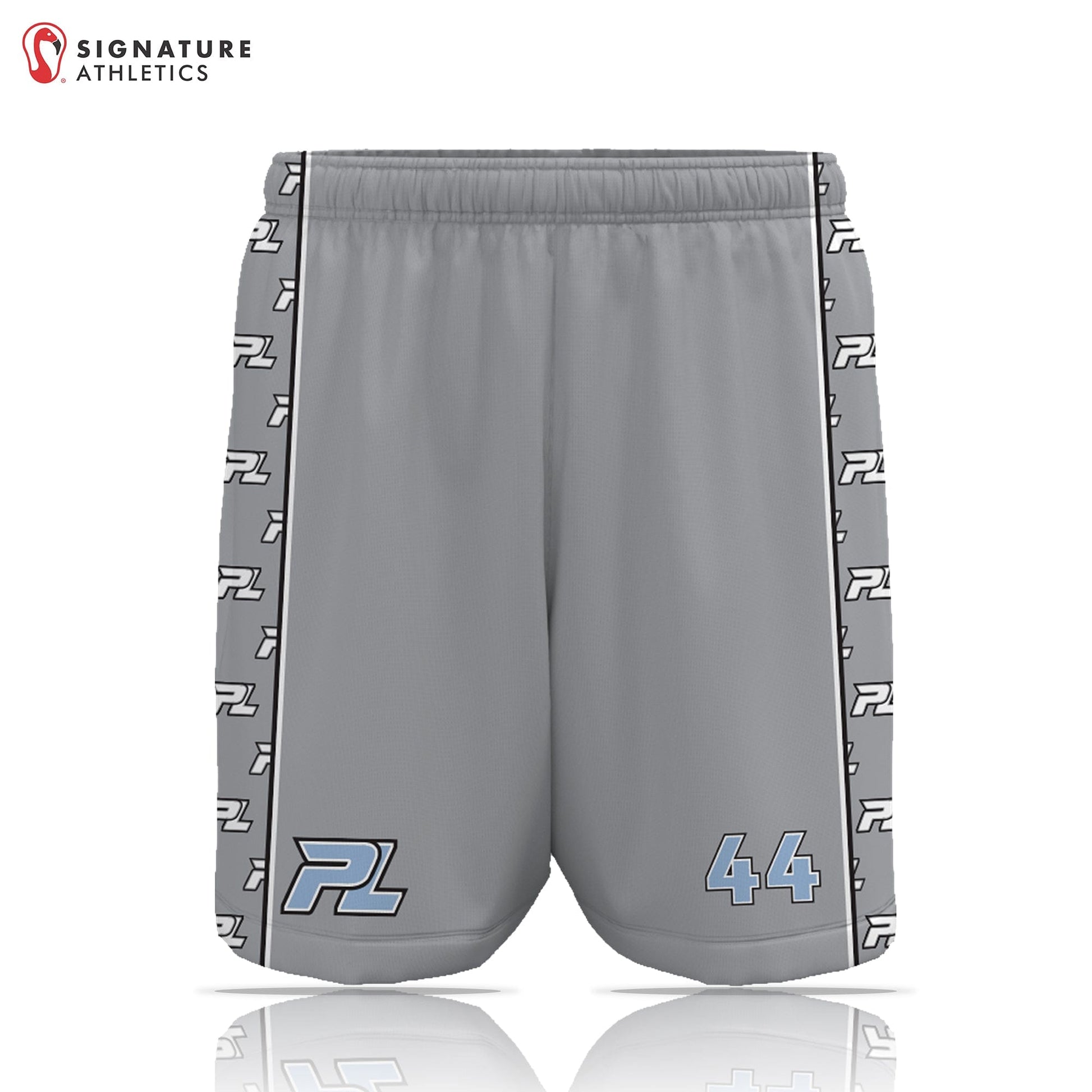 Piatelli Lacrosse Men's Player Game Shorts: Central 2029 White Team (RYAN) Signature Lacrosse