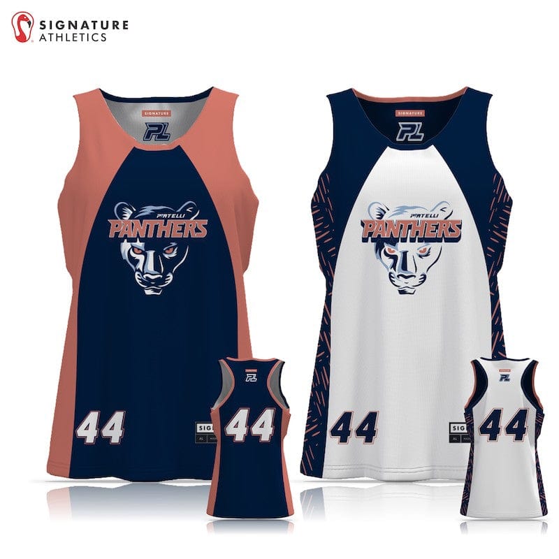 Piatelli Panthers Women's Player Reversible Game Pinnie: Pioneer 5/6 Signature Lacrosse