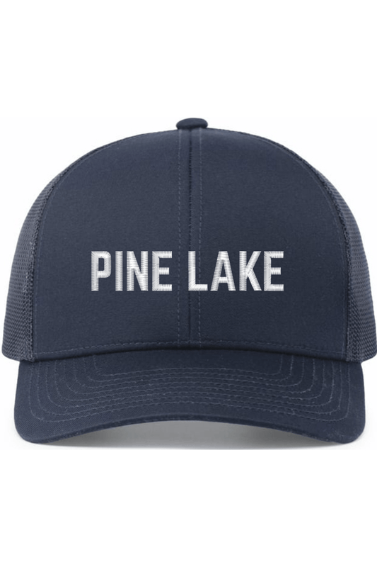 Pine Lake Embroidered Trucker Hat Signature Lacrosse