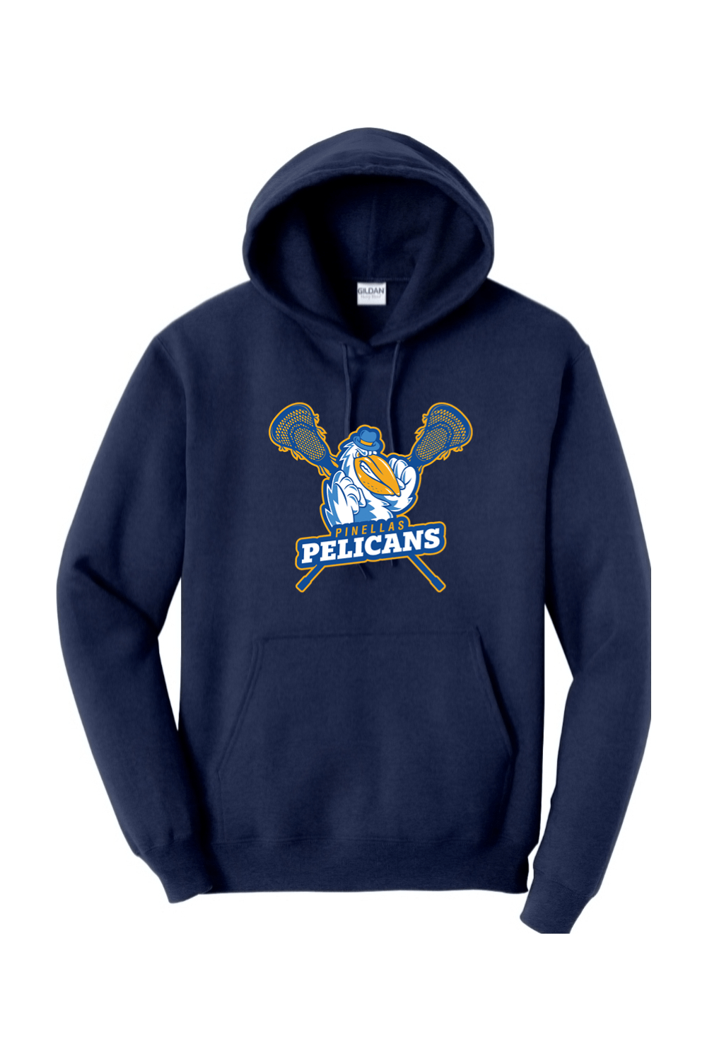 Pinellas Pelicans LC Adult Heavyweight Hoodie Signature Lacrosse