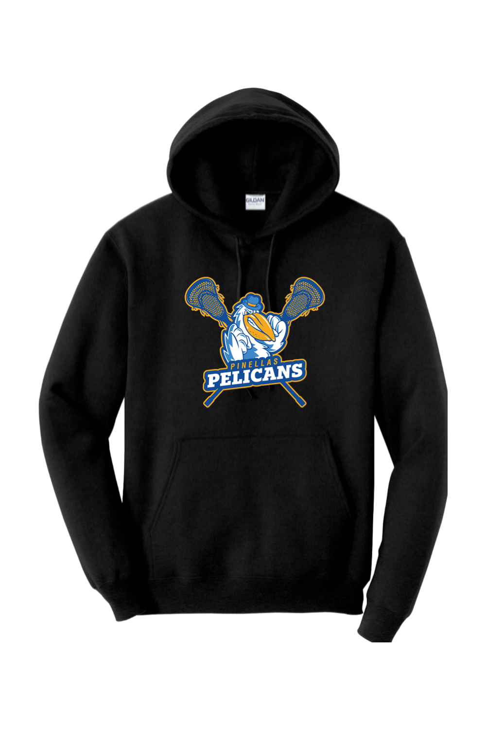 Pinellas Pelicans LC Adult Heavyweight Hoodie Signature Lacrosse