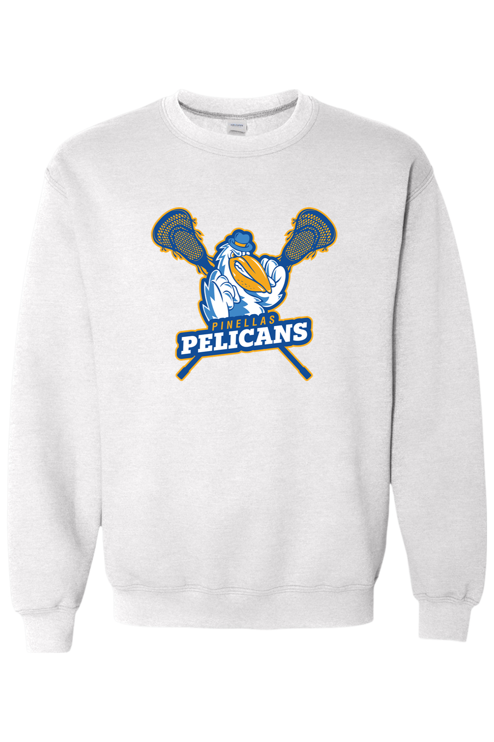 Pinellas Pelicans LC Adult Heavyweight Sweatshirt Signature Lacrosse