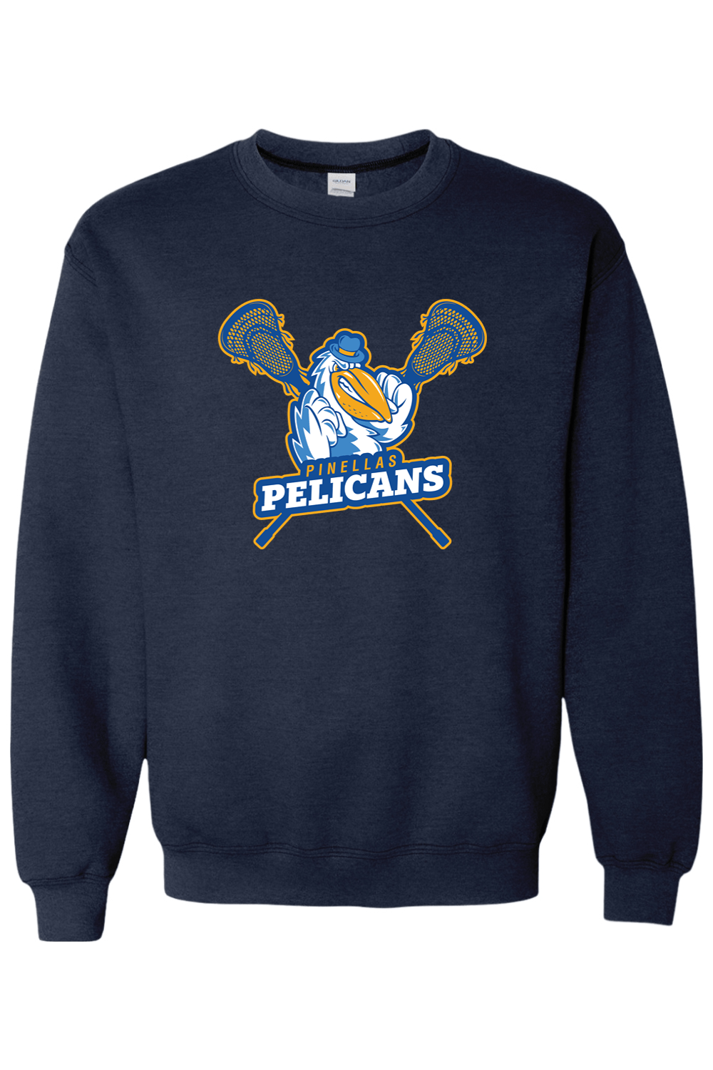 Pinellas Pelicans LC Adult Heavyweight Sweatshirt Signature Lacrosse