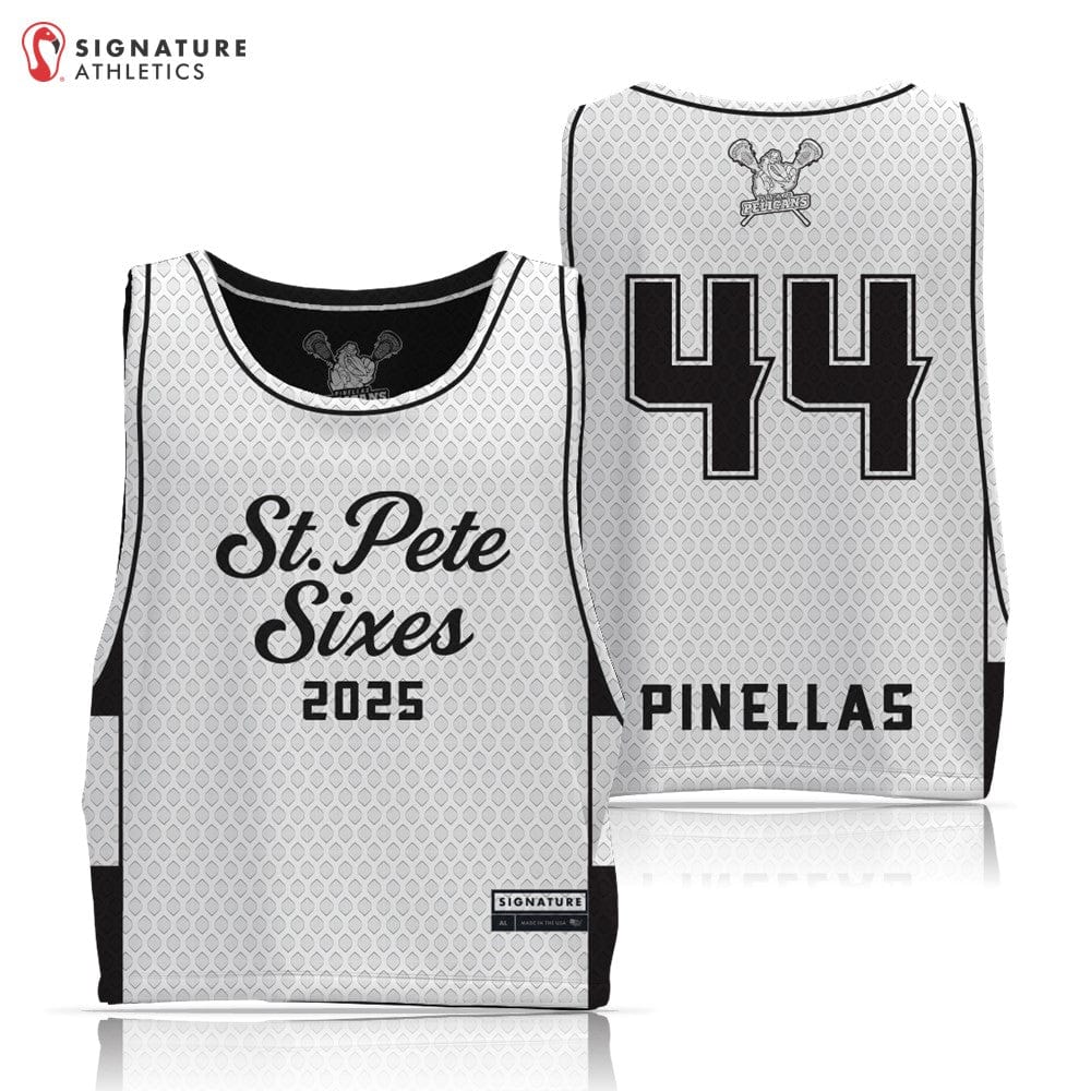 Pinellas Pelicans Men's Basic Tournament Pinnie Signature Lacrosse