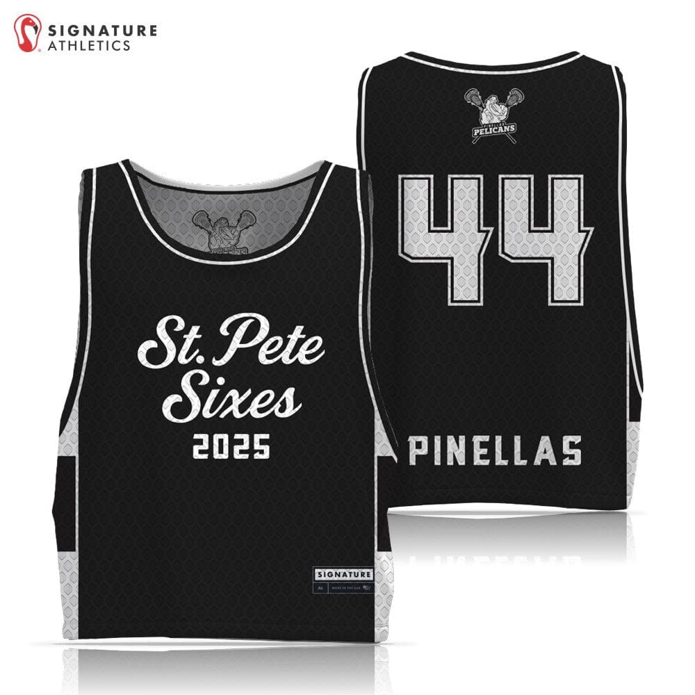 Pinellas Pelicans Men's Basic Tournament Pinnie Signature Lacrosse