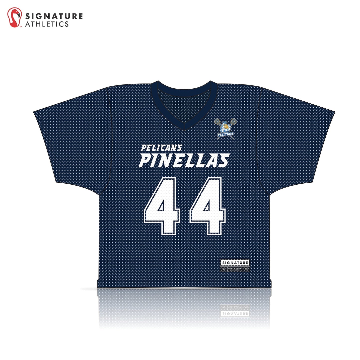 Pinellas Pelicans Men's Player College Jersey Signature Lacrosse