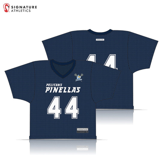 Pinellas Pelicans Men's Player College Jersey: Pellicans Signature Lacrosse