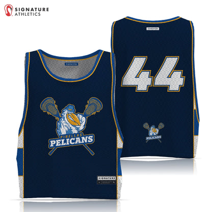 Pinellas Pelicans Men's Reversible Game Pinnie Signature Lacrosse