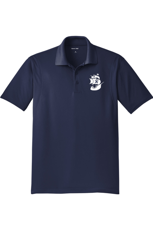 Pirate Lacrosse Adult Embroidered Athletic Polo Signature Lacrosse