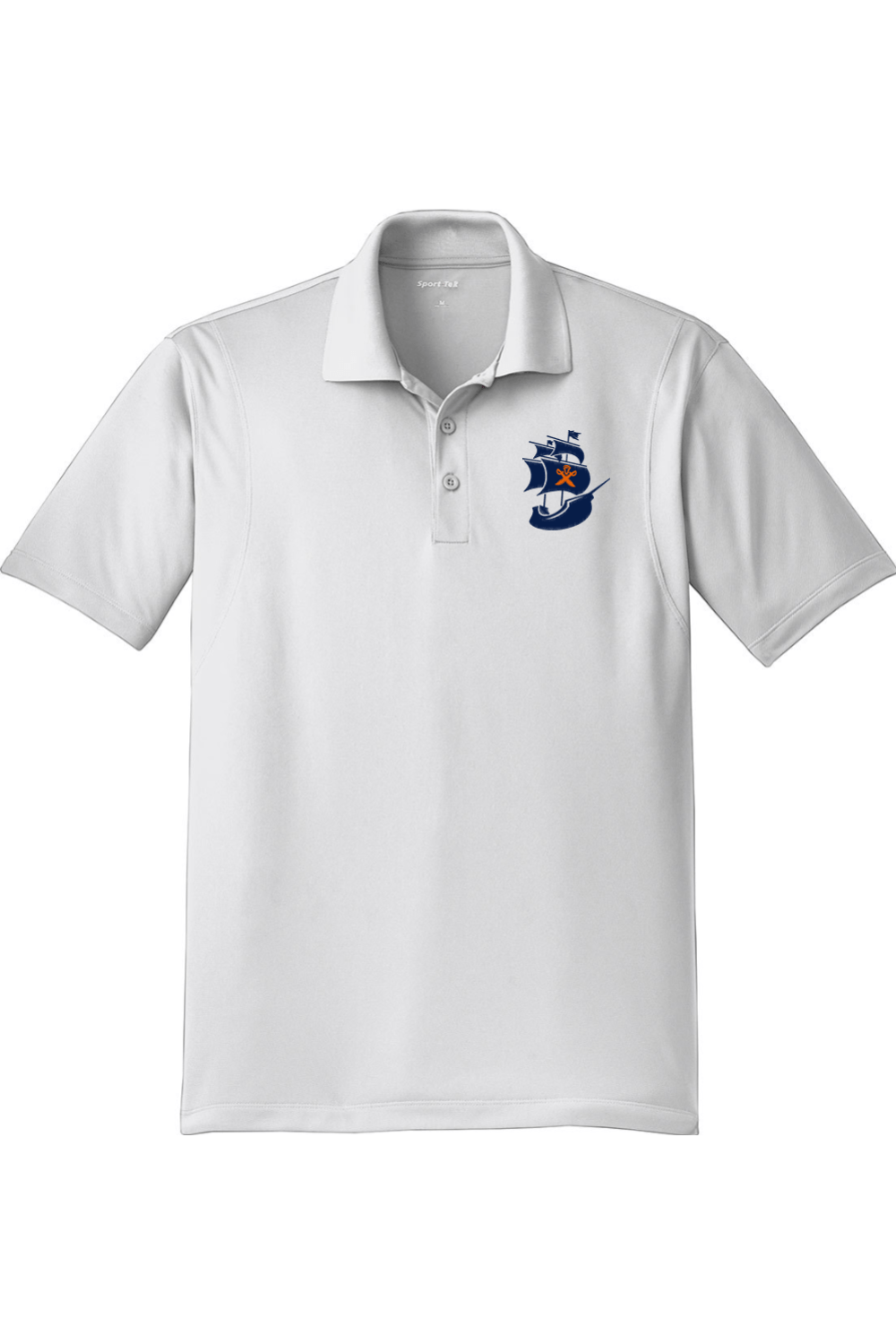 Pirate Lacrosse Adult Embroidered Athletic Polo Signature Lacrosse