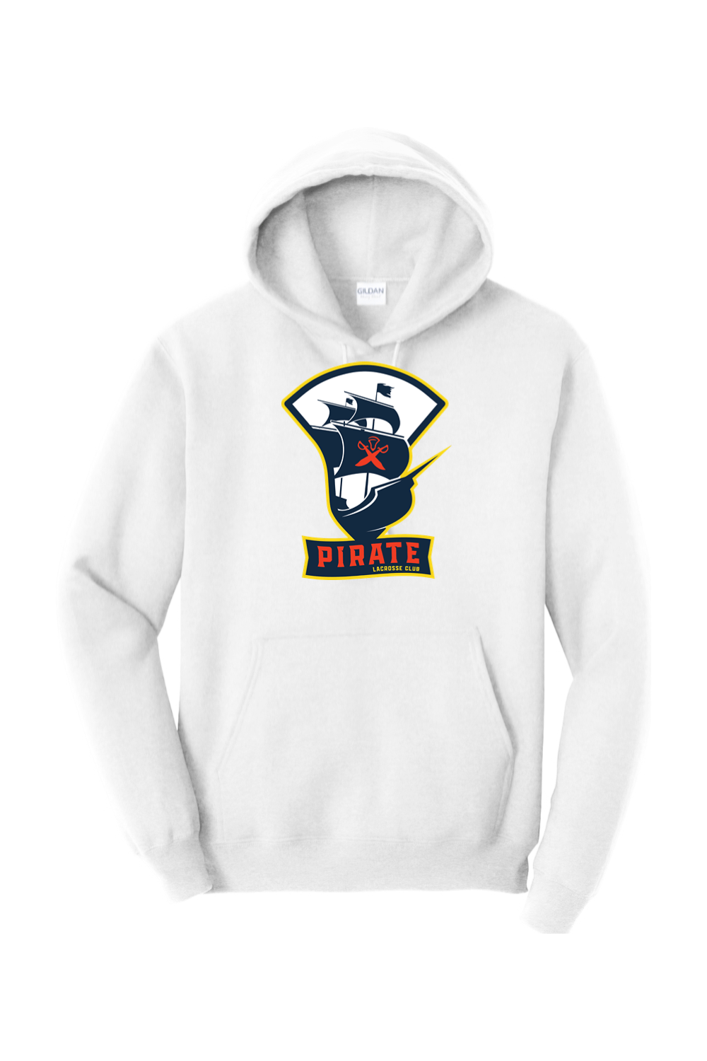 Pirate Lacrosse Adult Heavyweight Hoodie Signature Lacrosse