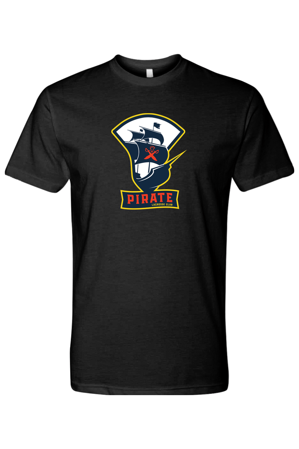 Pirate Lacrosse Adult Men's T-Shirt Signature Lacrosse