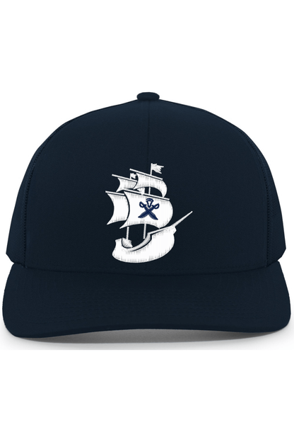 Pirate Lacrosse Embroidered Trucker Hat Signature Lacrosse