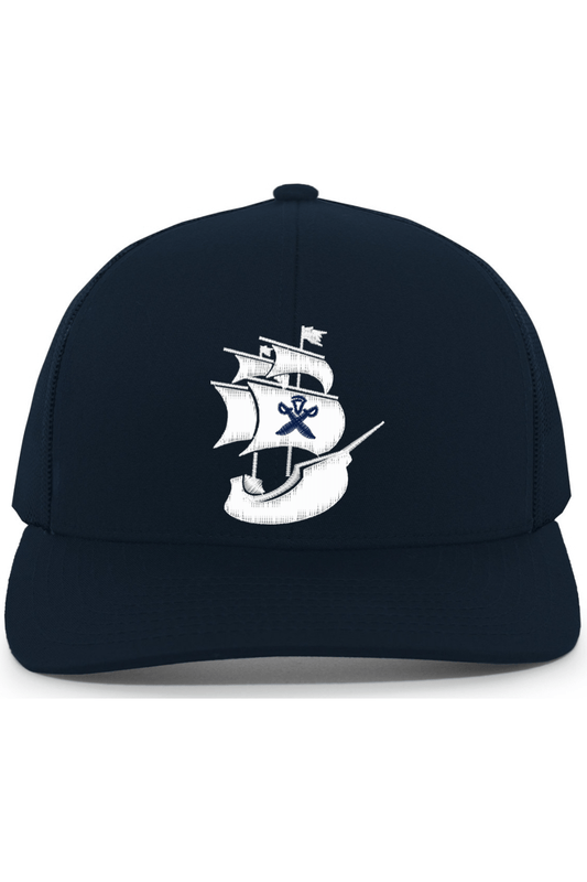Pirate Lacrosse Embroidered Trucker Hat Signature Lacrosse