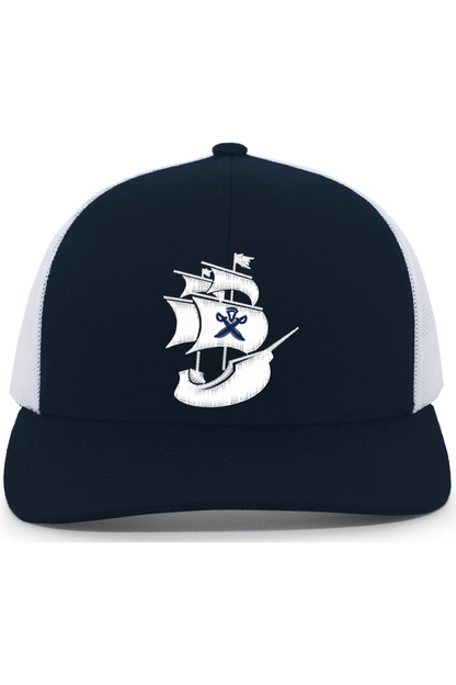 Pirate Lacrosse Embroidered Trucker Hat Signature Lacrosse