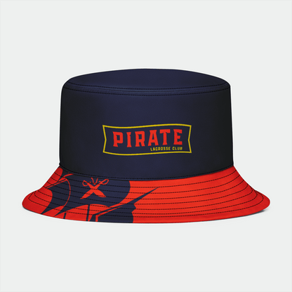 Pirate Lacrosse Sublimated Bucket Hat Signature Lacrosse