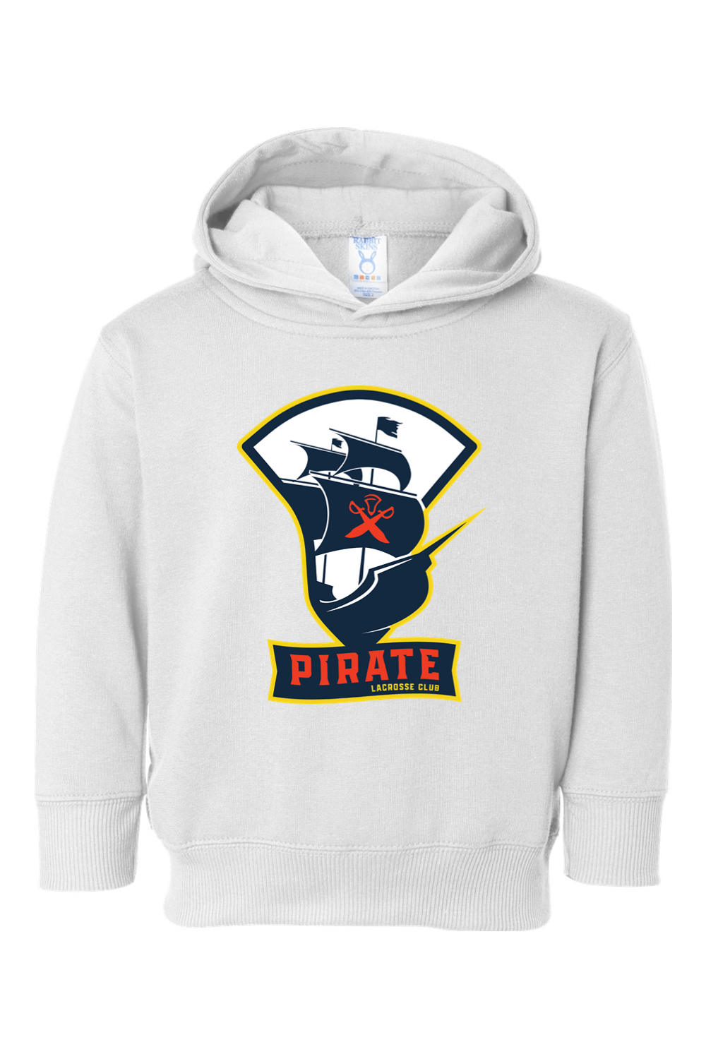 Pirate Lacrosse Toddler Fleece Hoodie Signature Lacrosse