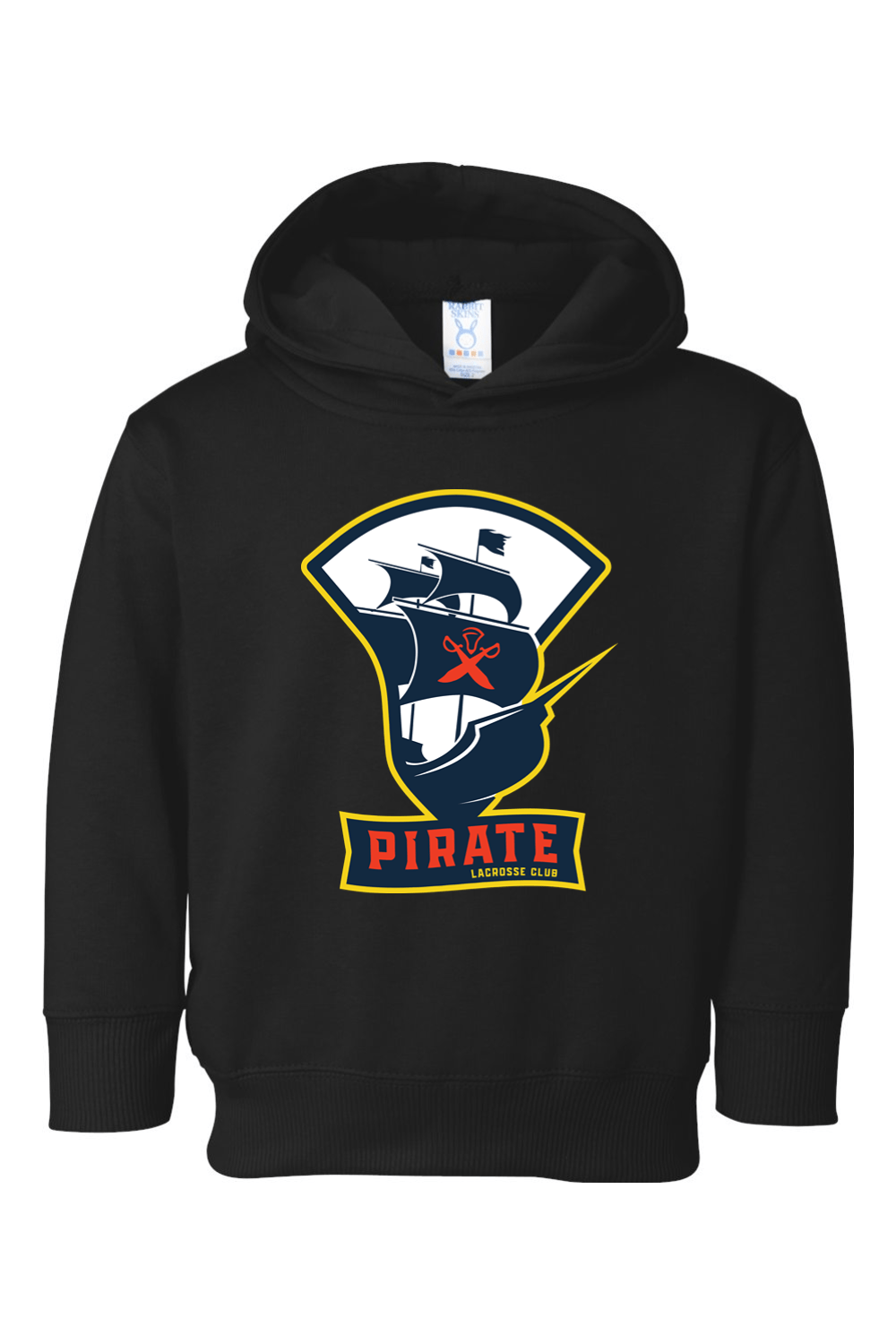 Pirate Lacrosse Toddler Fleece Hoodie Signature Lacrosse