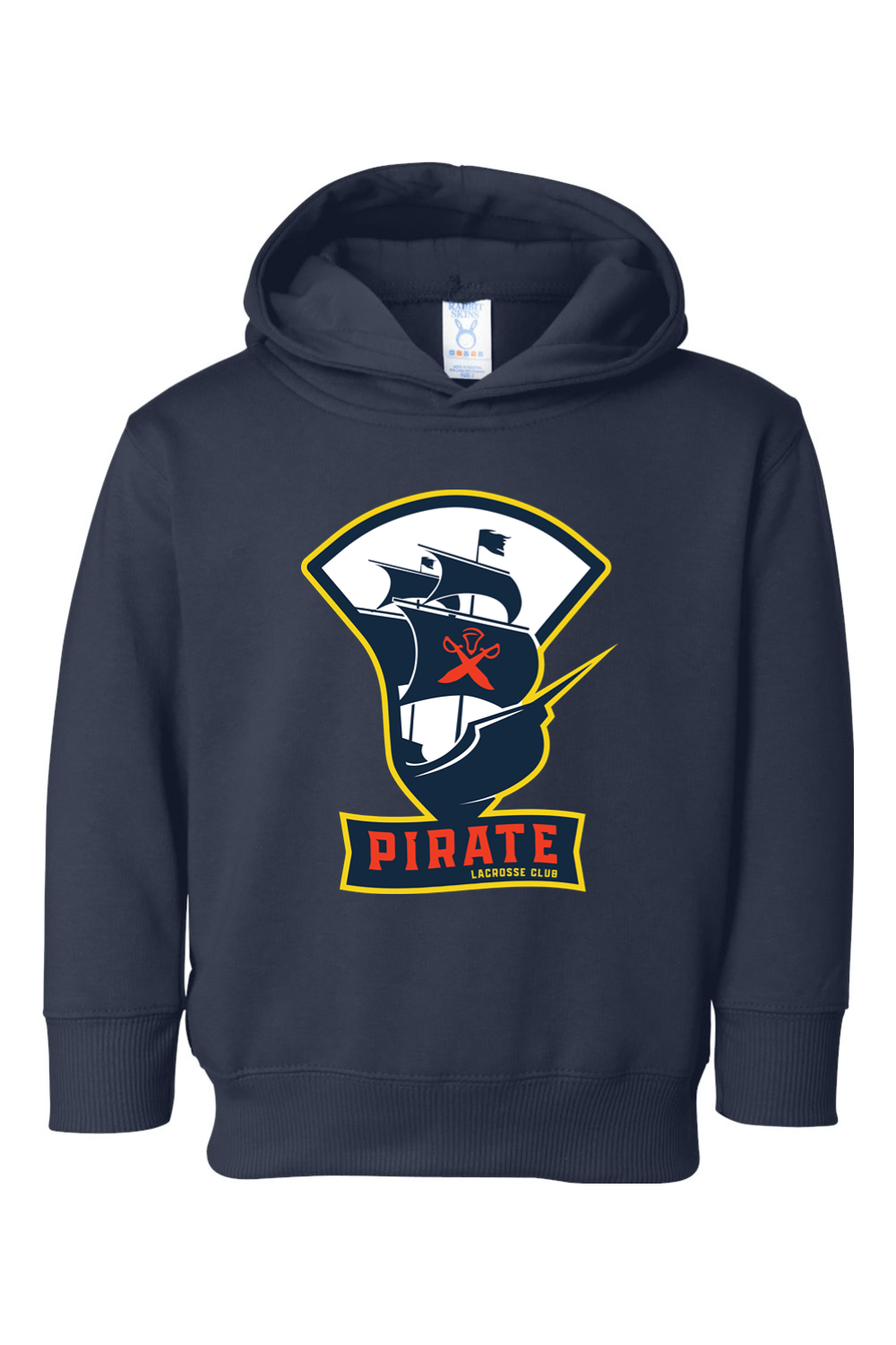 Pirate Lacrosse Toddler Fleece Hoodie Signature Lacrosse