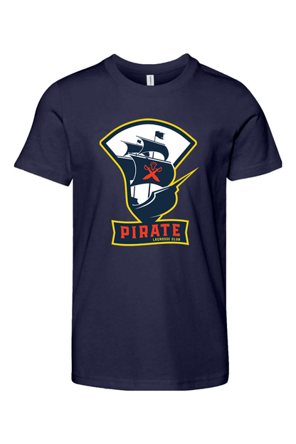 Pirate Lacrosse Youth Lifestyle T-Shirt Signature Lacrosse