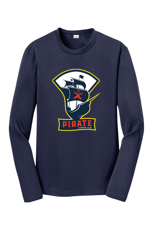 Pirate Lacrosse Youth Long Sleeve T-Shirt Signature Lacrosse