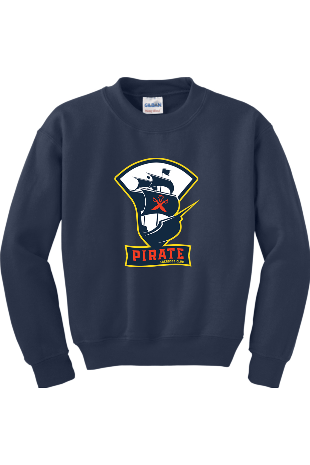 Pirate Lacrosse Youth Sweatshirt Signature Lacrosse