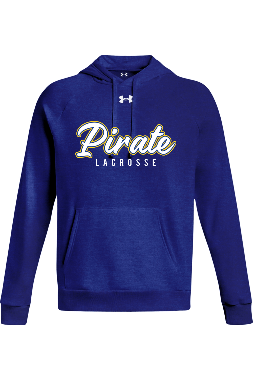 Pirates Lacrosse Under Armour Men's Rival Fleece Hooded Sweatshirt Signature Lacrosse
