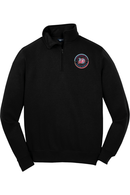 PMV Academy Adult Embroidered Quarter-Zip Pullover Signature Lacrosse