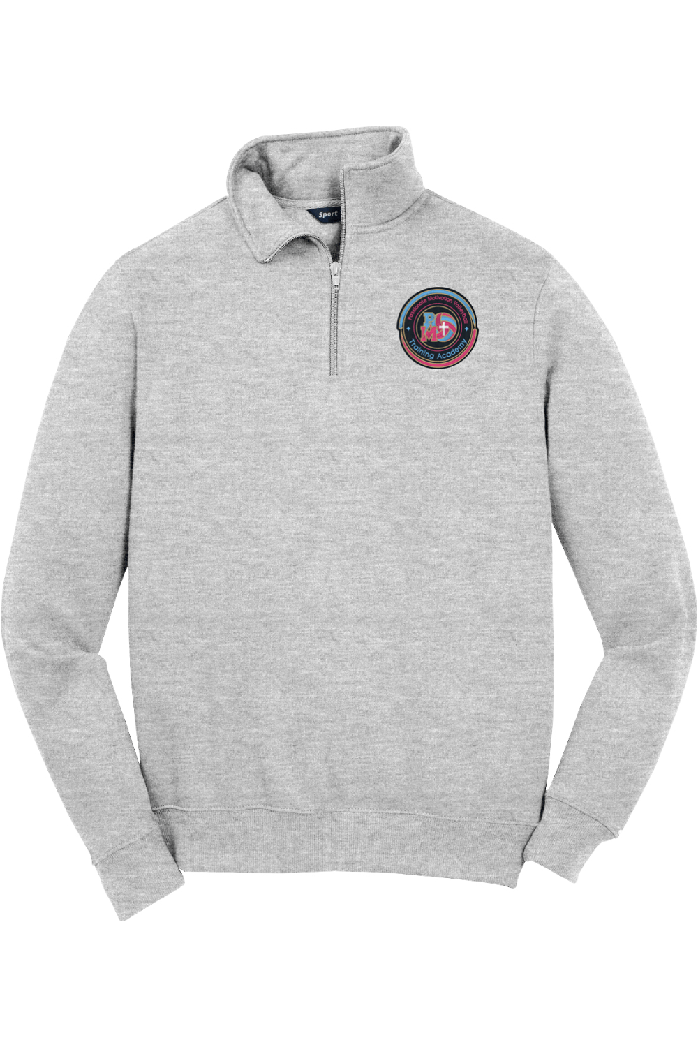 PMV Academy Adult Embroidered Quarter-Zip Pullover Signature Lacrosse