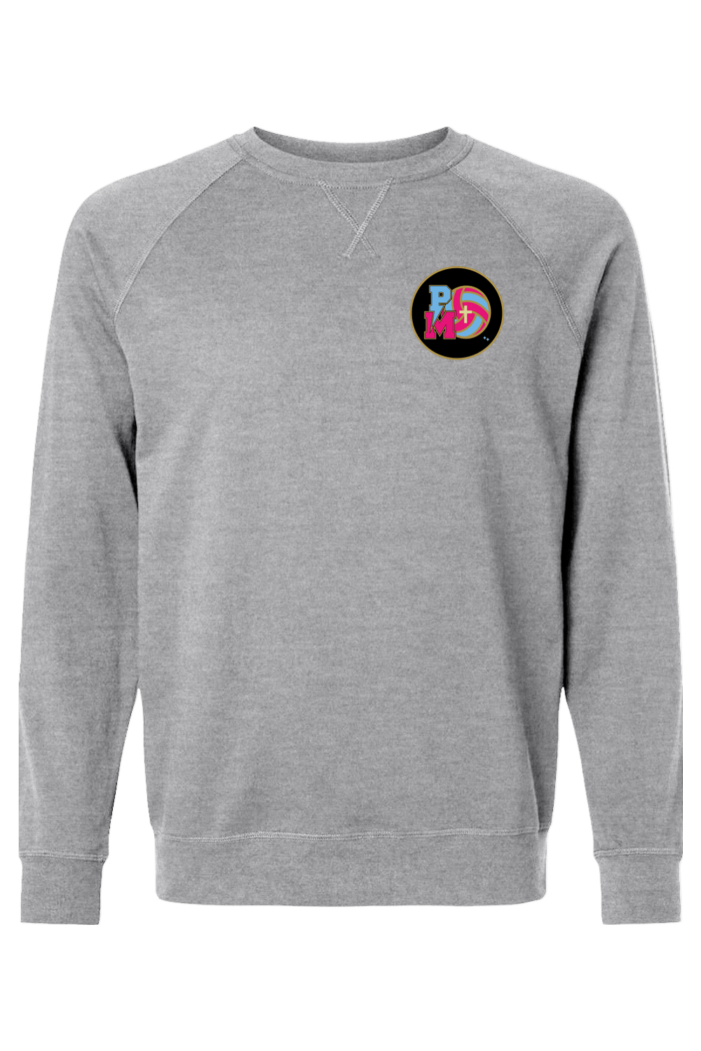 PMV Beginner & Intermediate Adult Heavyweight Raglan Long Sleeve Signature Lacrosse