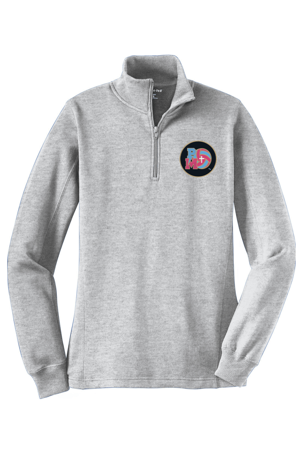 PMV Beginner & Intermediate Adult Women's Embroidered Quarter-Zip Pullover Signature Lacrosse
