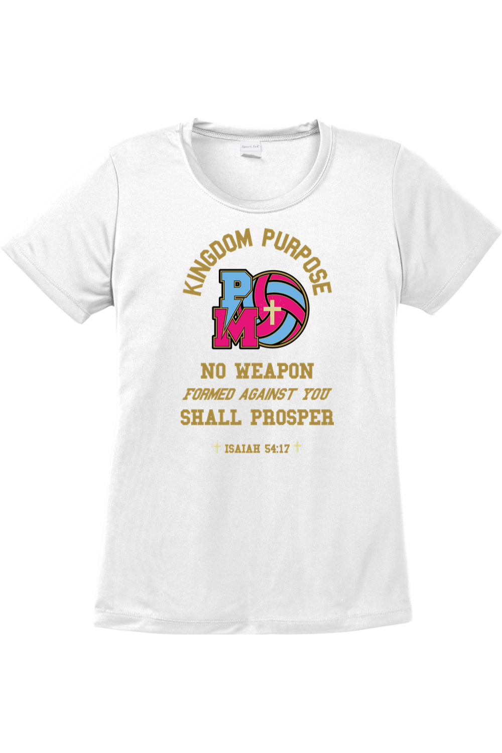 PMV Christian Line Sport-Tek Ladies PosiCharge Competitor Tee Signature Lacrosse
