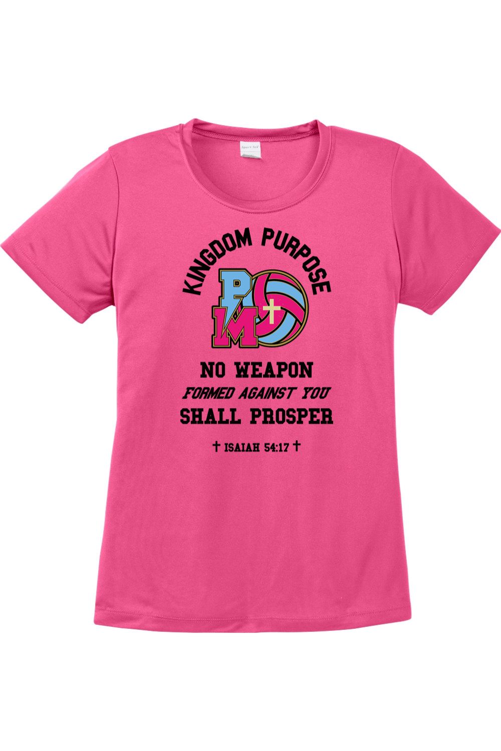 PMV Christian Line Sport-Tek Ladies PosiCharge Competitor Tee Signature Lacrosse