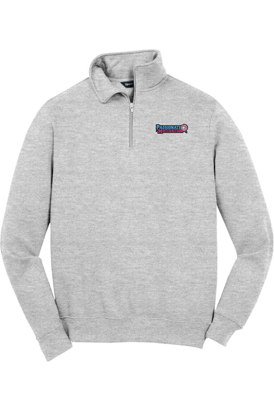 PMV Elite Training Adult Embroidered Quarter-Zip Pullover Signature Lacrosse