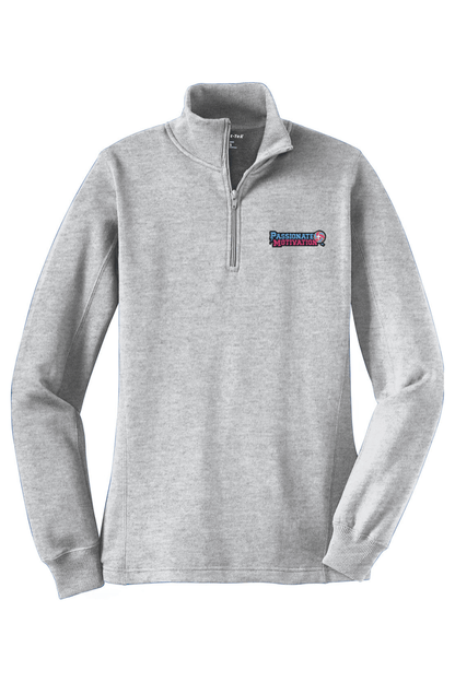 PMV Elite Training Adult Women's Embroidered Quarter-Zip Pullover Signature Lacrosse