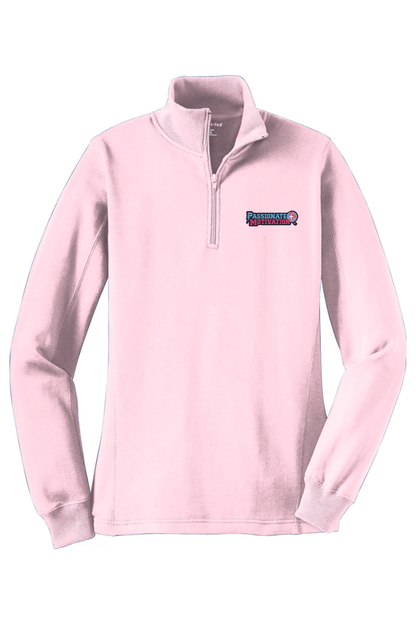 PMV Elite Training Adult Women's Embroidered Quarter-Zip Pullover Signature Lacrosse