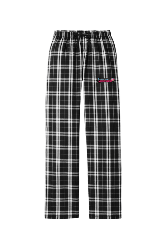 PMV Elite Training Adult Women's Flannel Plaid Pants Signature Lacrosse