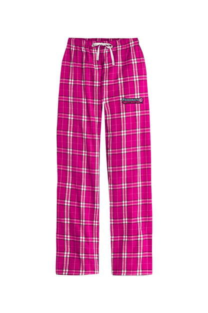 PMV Elite Training Adult Women's Flannel Plaid Pants Signature Lacrosse
