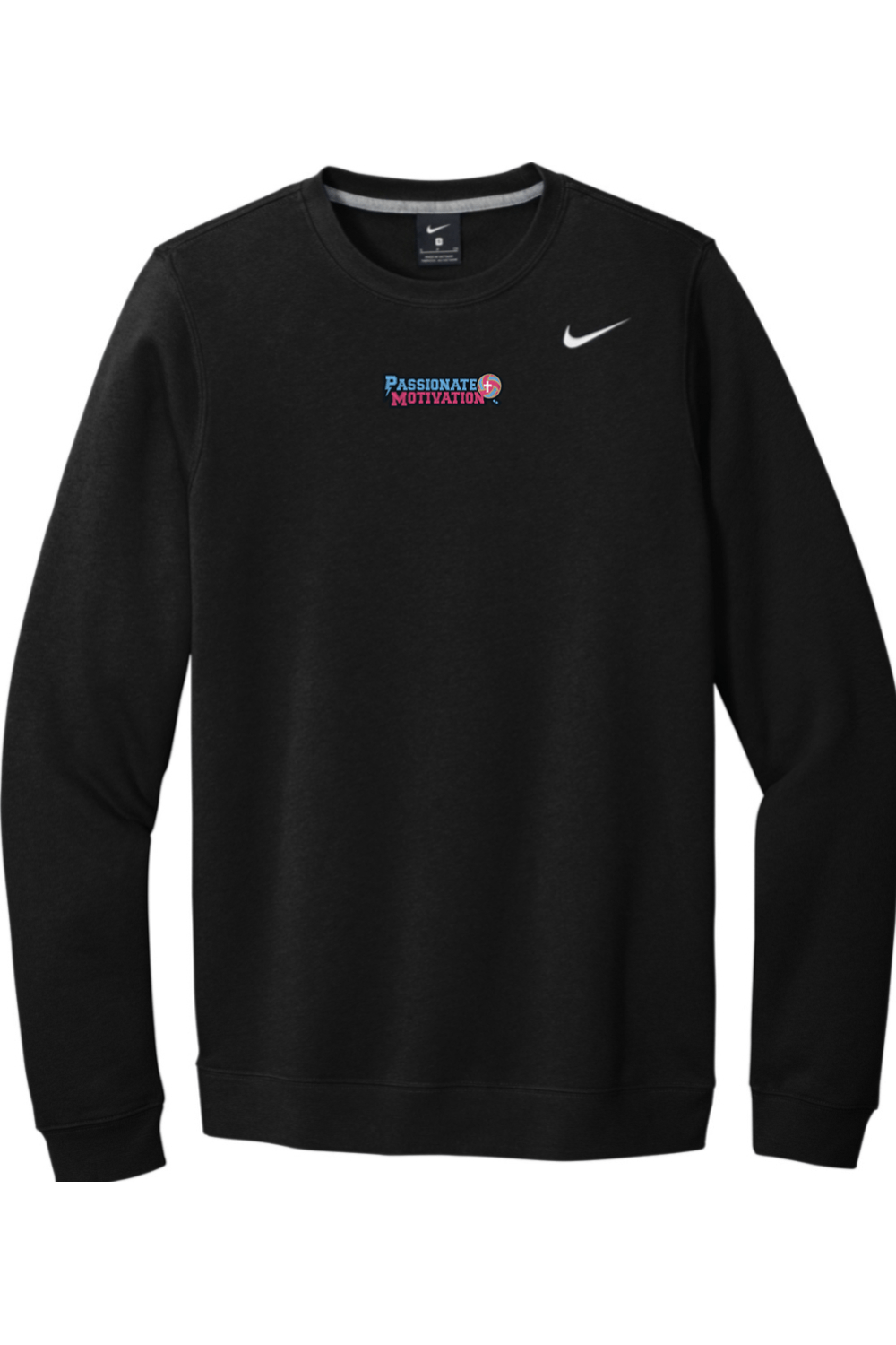 PMV Elite Training Embroidered Nike Club Fleece Crew Signature Lacrosse