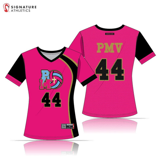 PMV Women's Pink Horizon Short Sleeve Jersey Signature Lacrosse